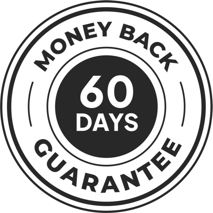 Cognivex 60-day money-back guarantee badge
